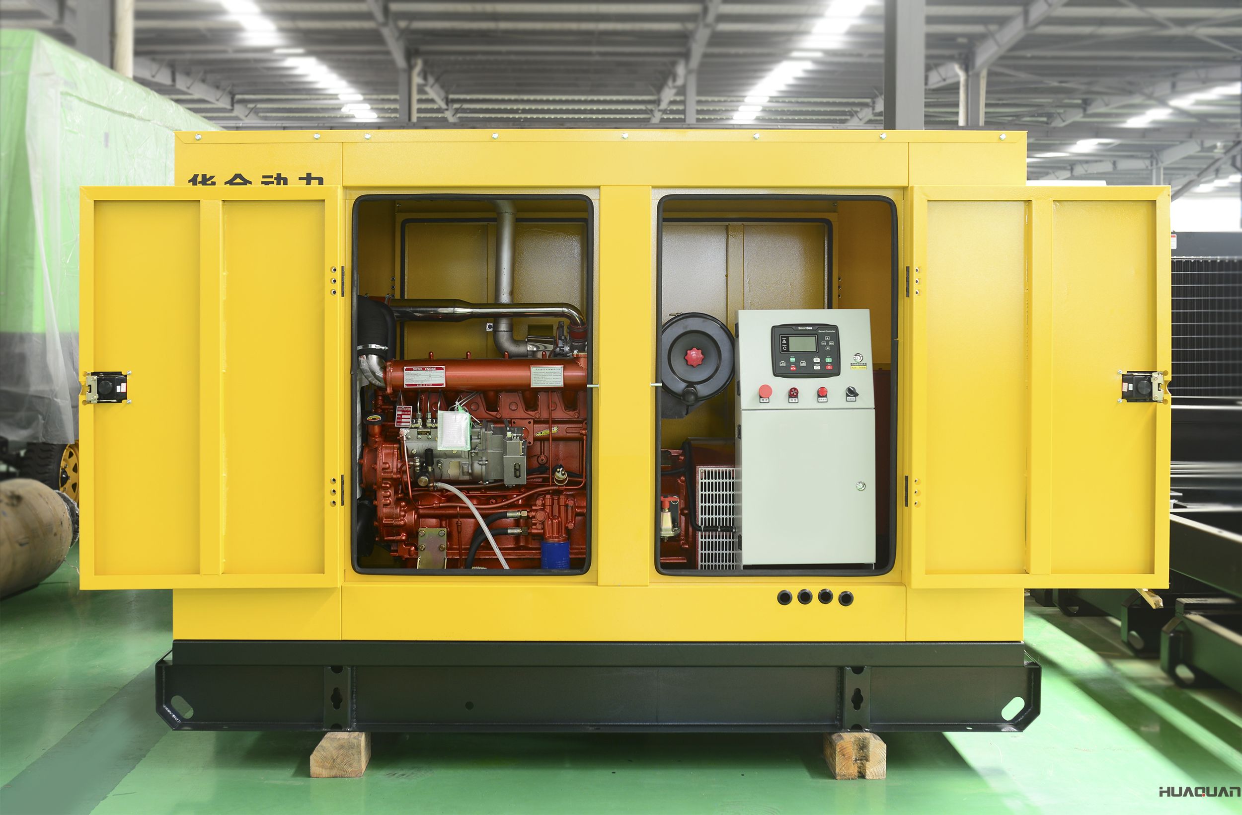 華全動力60kw防雨棚柴油發電機組于2018年4月6日發貨