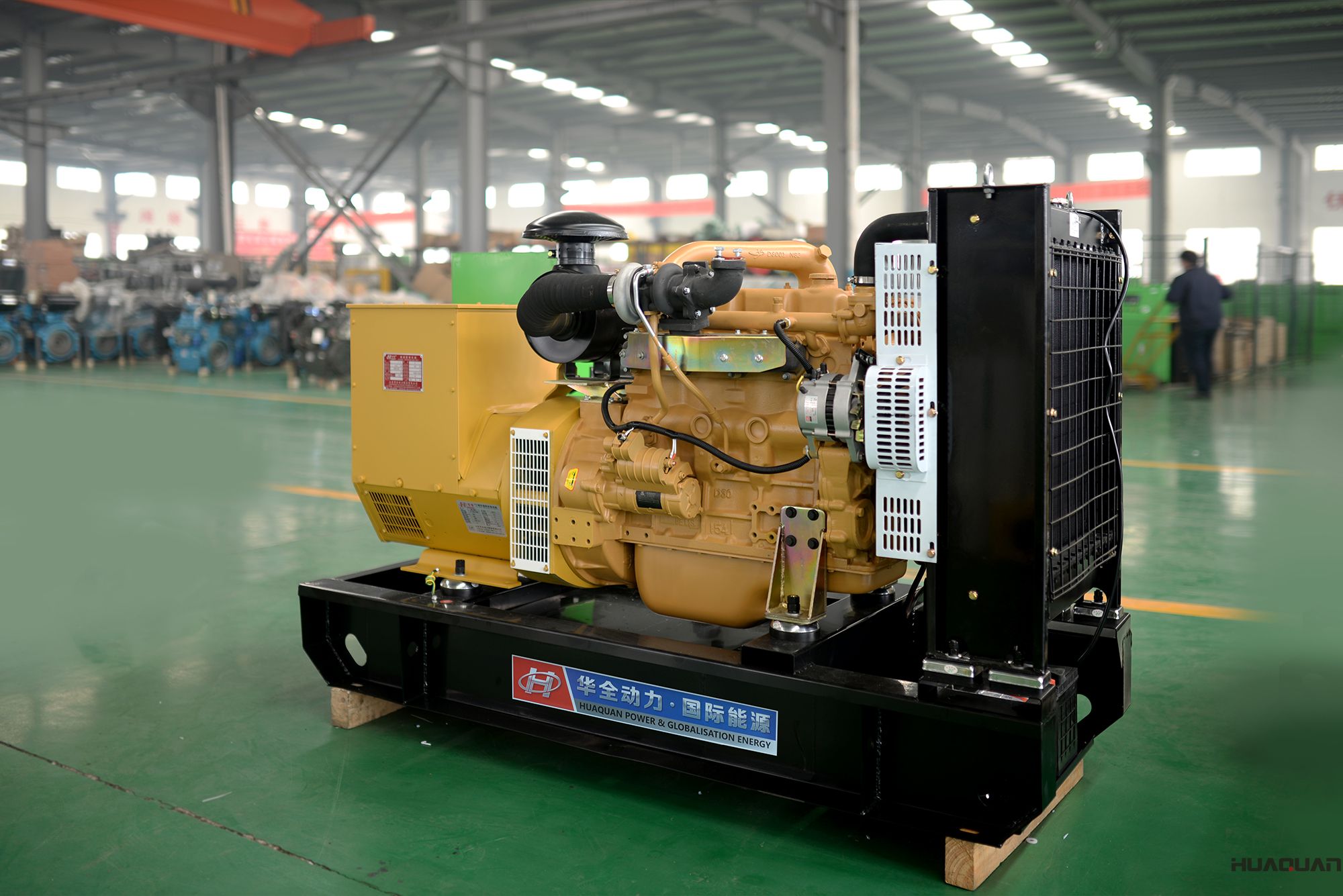 華全動力50kw自動化發電機組于2018年4月7日發往湖北