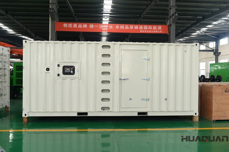 一臺1000kw靜音箱柴油發(fā)電機組于2018年5月10日順利發(fā)往山東省濟(jì)南市