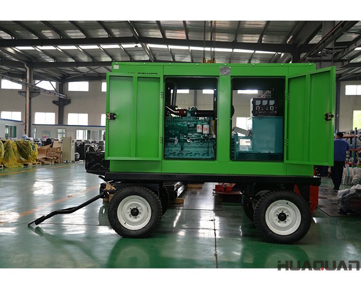 華全動力一臺移動拖車柴油發電機組于3月23日發往上海市