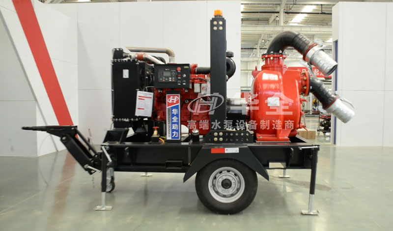 全力以赴打硬仗，防汛抗旱保秋收！華全防汛抗旱移動(dòng)泵站緊急發(fā)貨