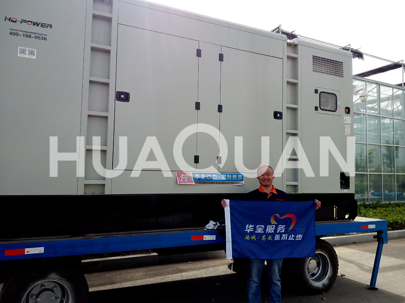 山東東營建筑行業1000kW發電機組電站項目