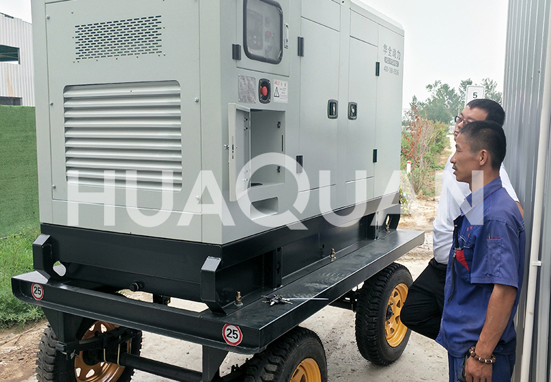 湖南張家界桑植縣瑞塔鋪鎮300kW移動式發電機組電站項目